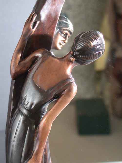 Image 1 of Bronze Mirror Sculpture 