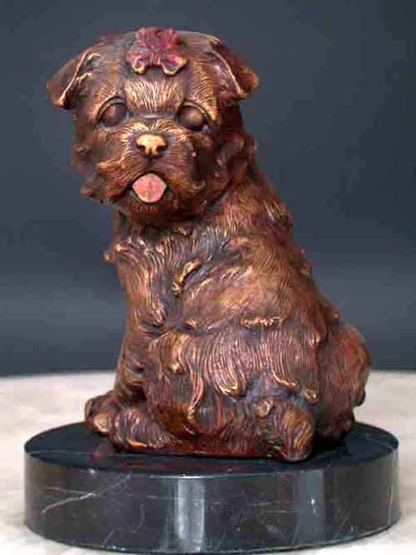 The Lover Dog Puppy Sculpture Dog